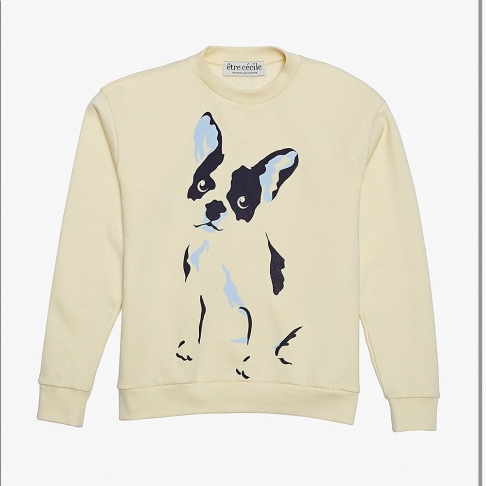 Etre Cecile Yellow Dog Sweatshirt